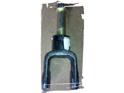 Кронштейн крепления амортизатора нижний 6х4 (вилка+болт) SH F3000 SHAANXI / Shacman (ШАНКСИ / Шакман) 81.43740.0171 фото 1 Бийск