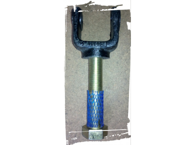 Кронштейн крепления амортизатора нижний 8х4 2-ой оси (вилка+болт) SH F3000 SHAANXI / Shacman (ШАНКСИ / Шакман) 81.43740.0145 фото 1 Бийск