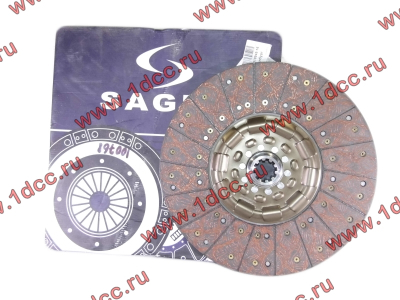 Диск сцепления ведомый 420 мм SAGES H2/H3 HOWO (ХОВО) WG1560161130 фото 1 Бийск